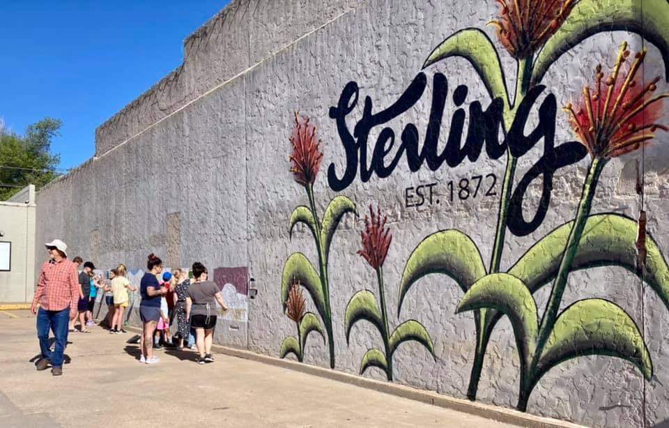 Downtown Sterling mural along Broadway
